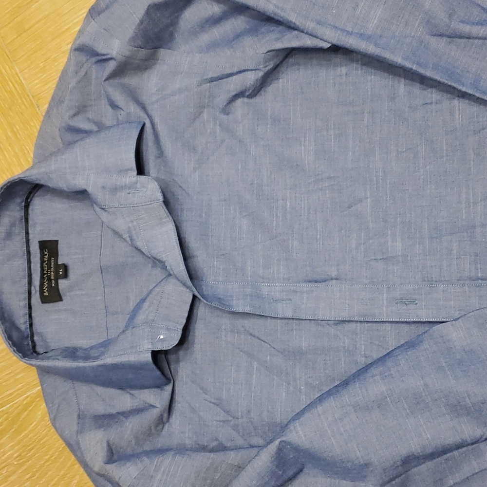 Banana Republic Non-Iron Slim Fit Longsleeve button up  dress shirt XL
